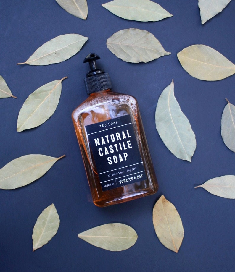 Tobacco and Bay Leaf Soap Tobacco and Bay Leaf Liquid Soap Etsy