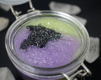 Witches Brew Sugar Scrub, Witches Brew, Sugar Scrub, Halloween, Halloween Skincare, Body Scrub