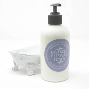 Lavender Lotion, Beeswax and Avocado Oil Lotion, Body Lotion, Lavender Hand Lotion