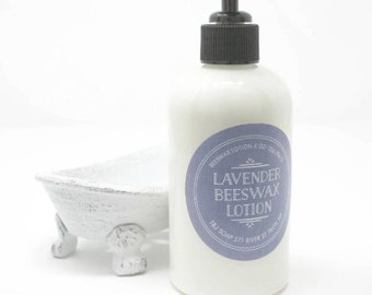 Lavender Lotion, Beeswax and Avocado Oil Lotion, Body Lotion, Lavender Hand Lotion