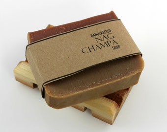 Nag Champa Soap, Vegan Soap, Bar Soap, Champaka, Vegan Friendly, Handcrafted Soap, Cold Process Soap, Turmeric Soap