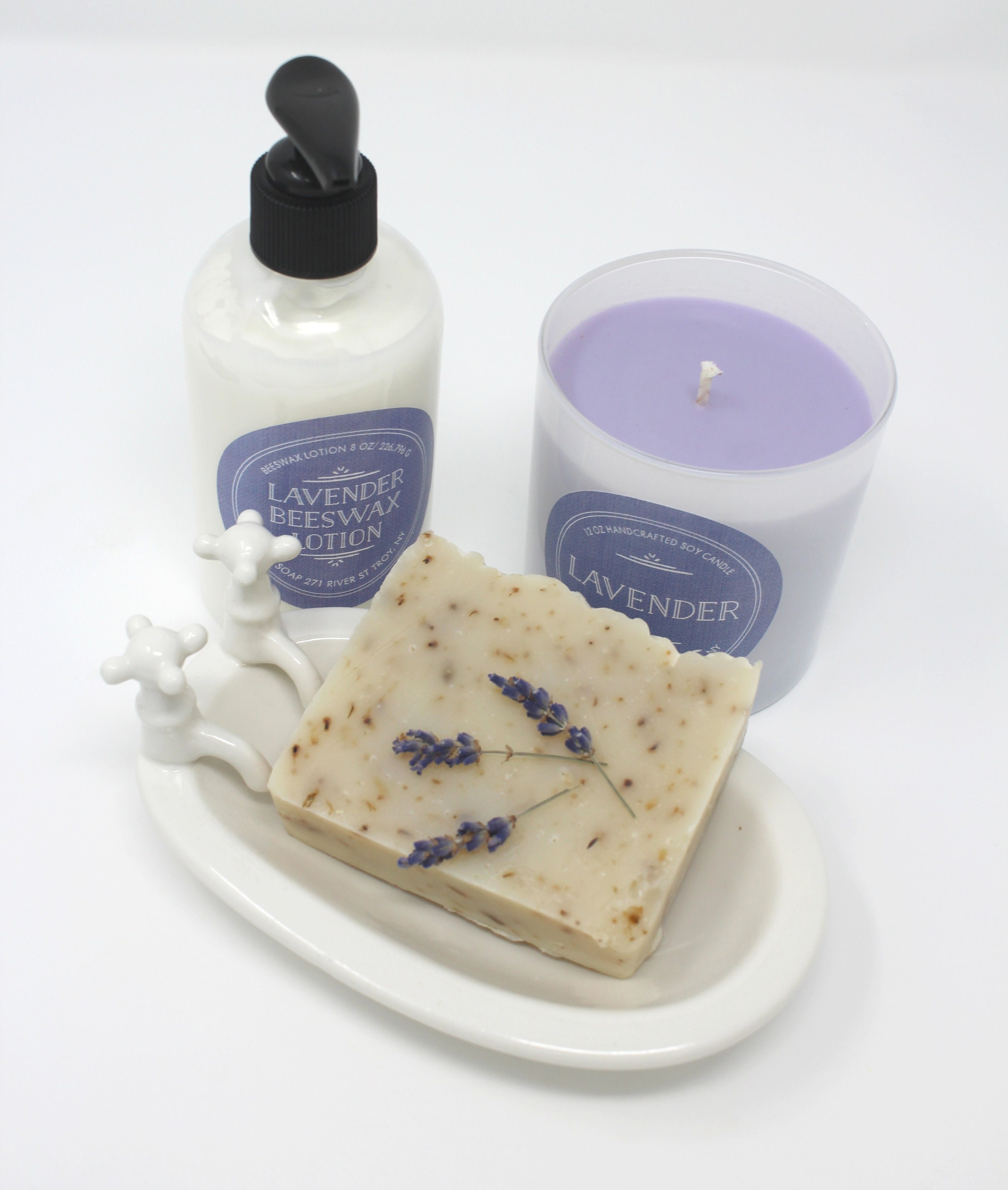 Lavender Handmade Soap Gift Set main image 1