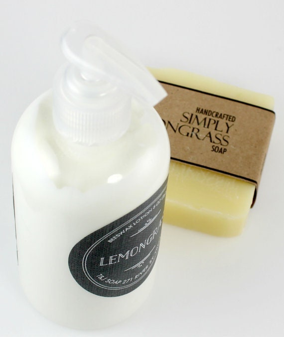 Lemongrass Hand Soap, Lemongrass Balm, Kitchen Gift for Men