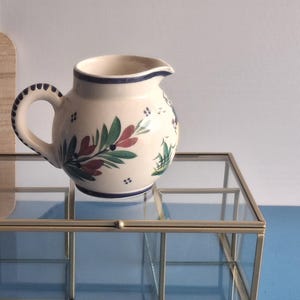 HB Quimper Milchkännchen mit Blumendekor