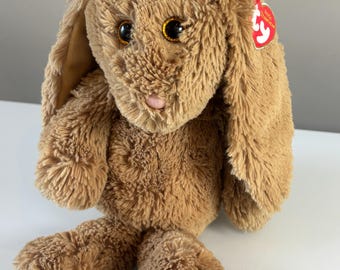 TY ADRIENNE Bear - Attic treasures Larger 12” size retired super soft plushie with Tag. *Very Rare*