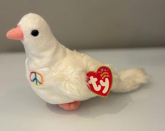 Ty Beanie Babies SERENITY Peace Dove SWIRLY Snail , Paul Walrus