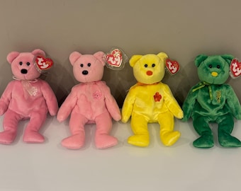 Ty Beanie Buddy “Sakura” ピンクのクマ - 日本限定 *レア* (13.5