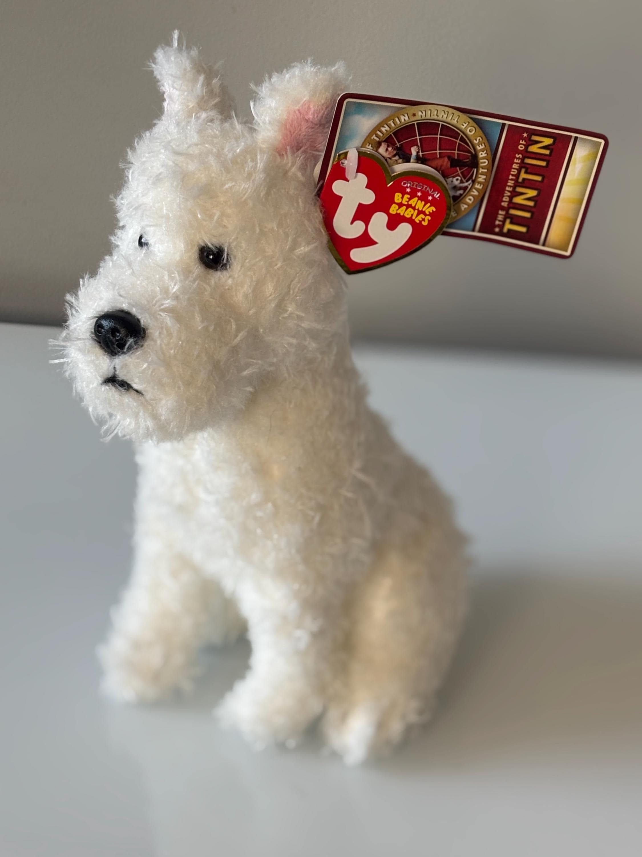 Ty Dog SNOWY From TINTIN With Tags *ultra Rare* - Etsy