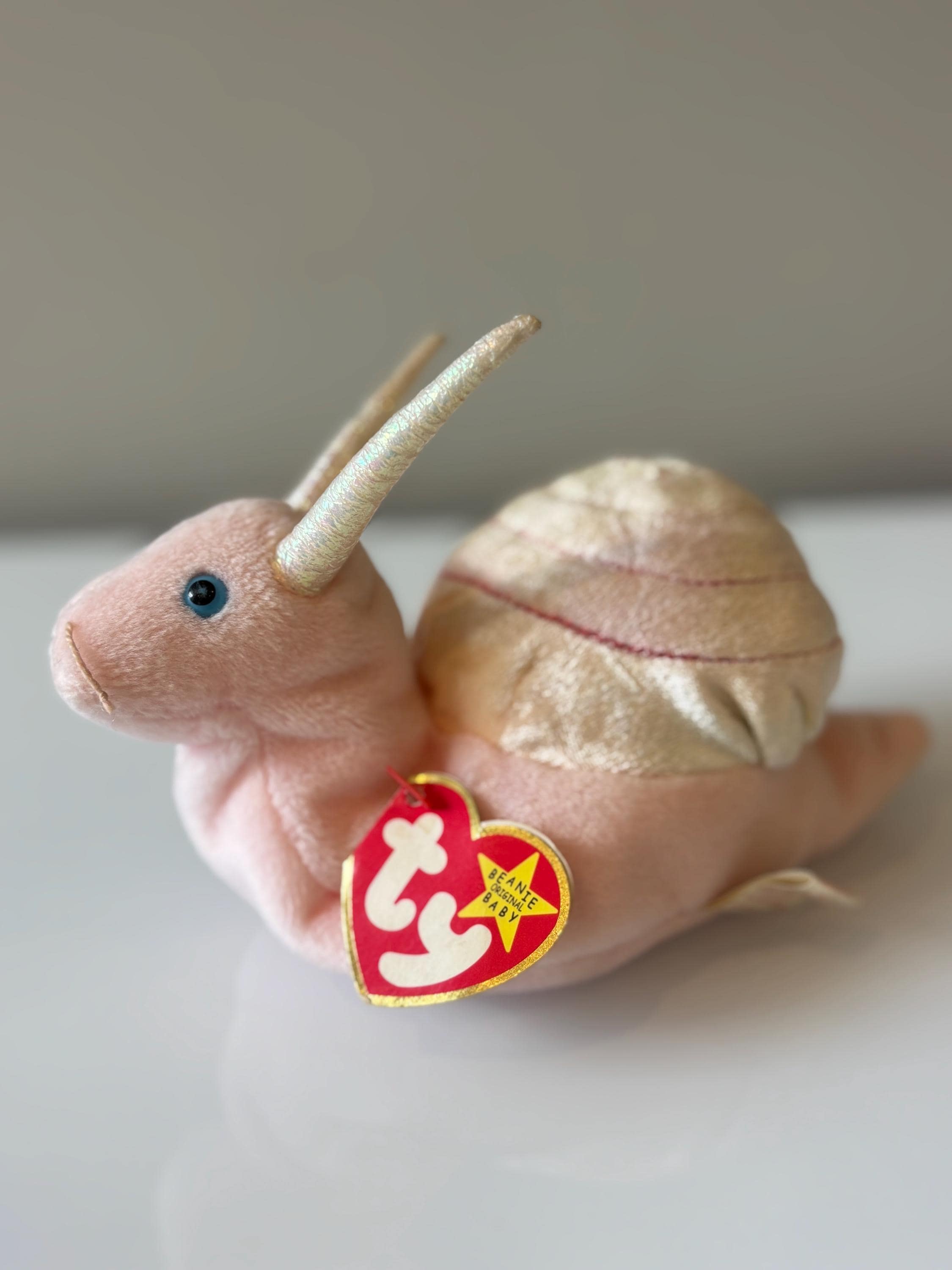 TY ビーニーベイビーズ SWIRLY the Snail 1999年廃盤 タグ付きソフト
