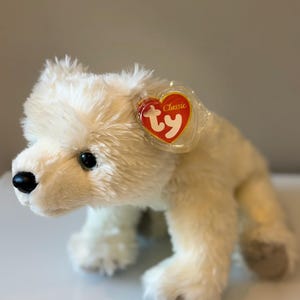 Ty Classic ICEBERG the Polar Bear Large (approx 12”)  retired soft plushie with Mint Tag -  ULTRA Rare!