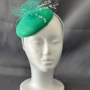 Perfect green Fascinator hat