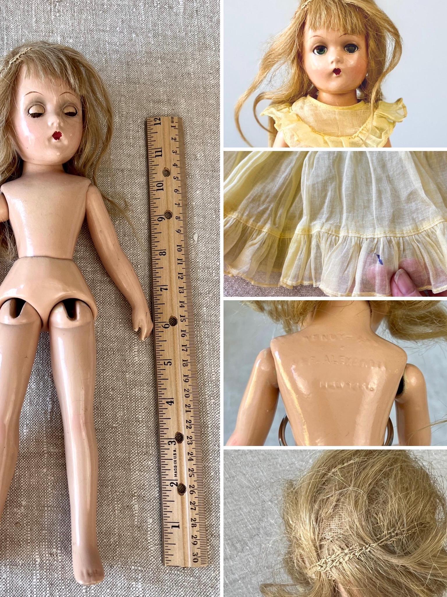 1930s Madame Alexander Wendy Ann Composition Doll Victorian