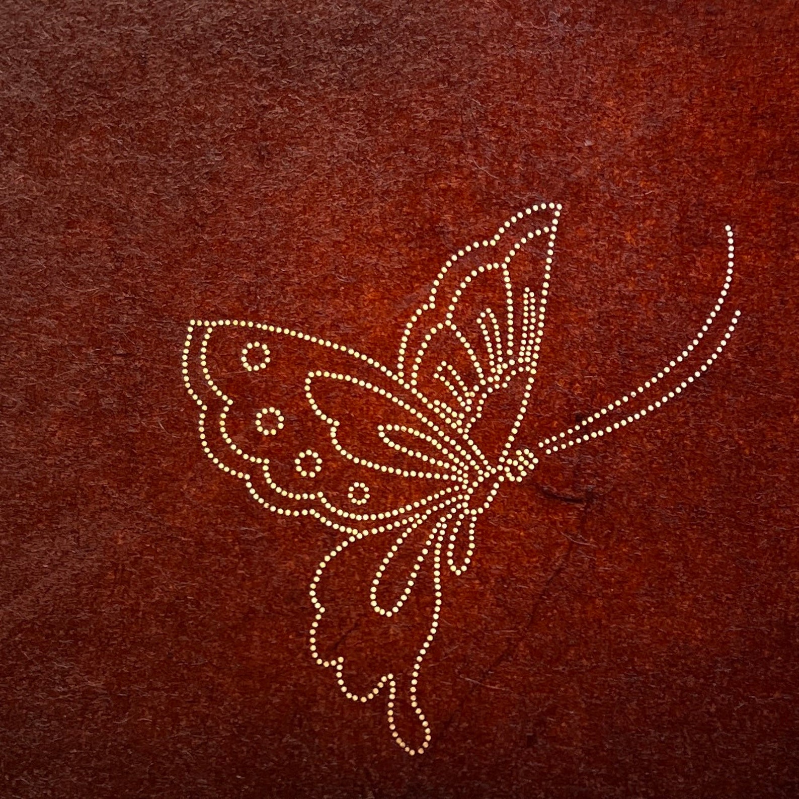 Japanese Butterfly Katagami Stencil for Katazome Yuzen Zome Etsy