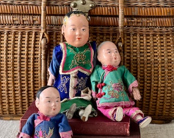 ヴィンテージ中国張り子人形 - Etsy 日本