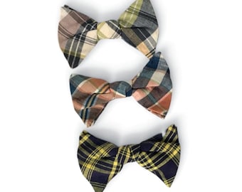 Vintage Madras Bow Tie Plaid MCM Menswear - Your Choice
