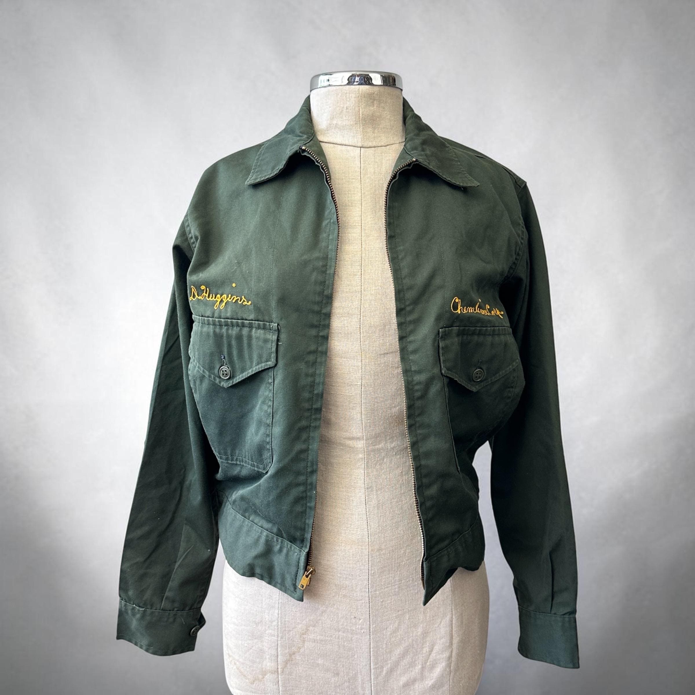Vintage Work Jacket With Name - Etsy