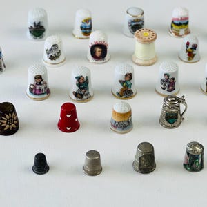 Vintage Thimbles, Your Choice of Thimble for Sewing Gifts and ...