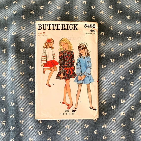 knee length dresses for ladies 1960s Vintage Butterick Sewing Pattern 3024 Toddler Girls Dress & Smoc –  Vintage4me2