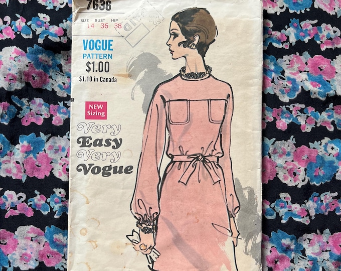 1970s Uncut Vogue Pattern 2568 Gown Maxi Dress Pattern Size 10 - Etsy