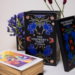 Tarot du visionnaire : jeu de cartes pour les créatifs, jeu de 78 cartes indépendant pour artistes et intuitifs, sorcier, cadeau spirituel - Réalisé par 78 artistes