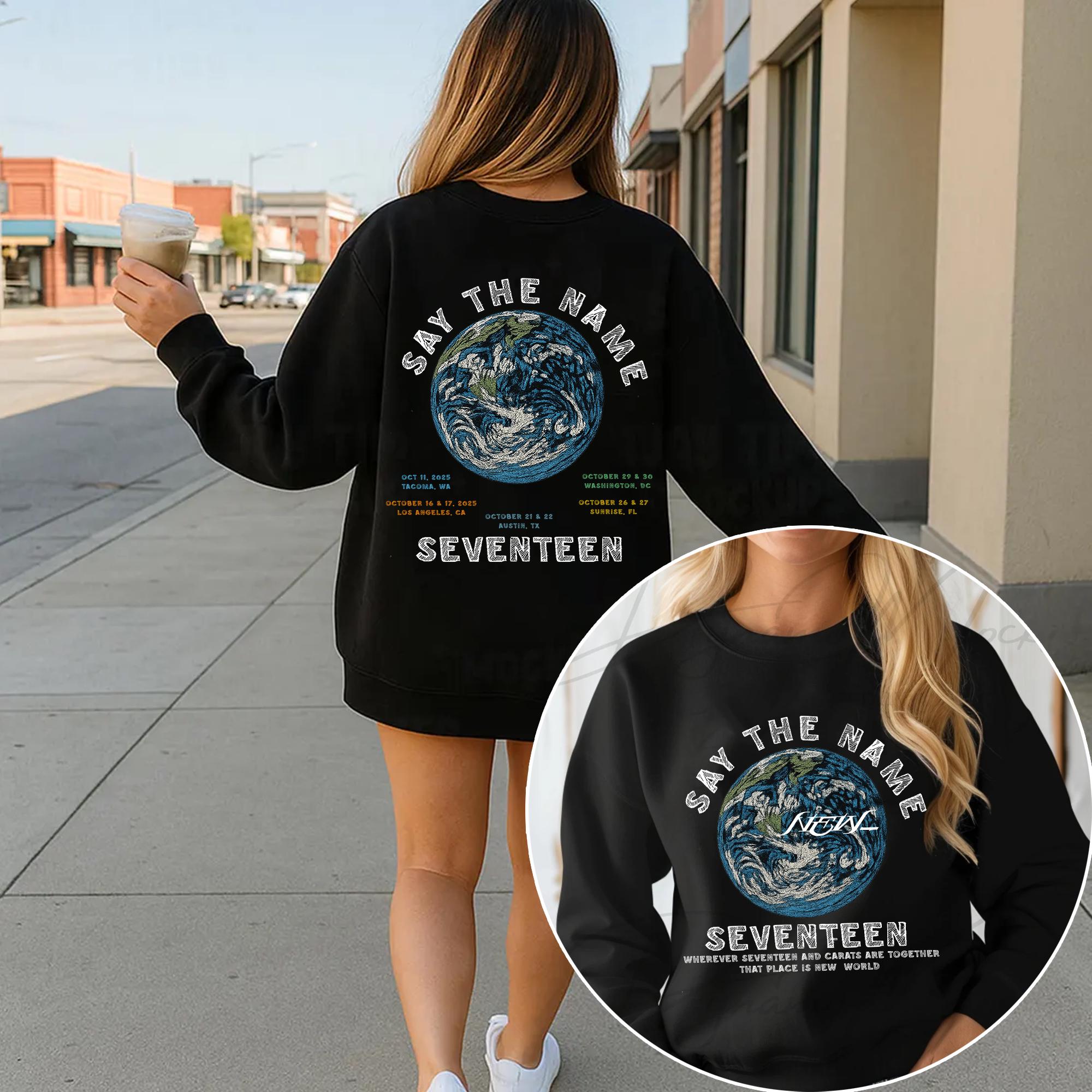 SEVENTEEN セブチ CARATLAND 2025 SWEAT SHIRT SEVENTEEN - Sweatshirt [2025 SVT 9th Fan Meeting 'SEVENTEEN in