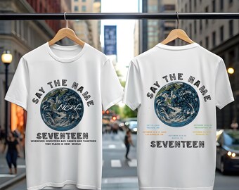 Seventeen Kpop Shirt, Seventeen World Tour New_ in US Shirt