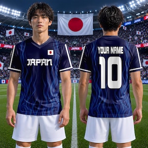 Kids Japan Soccer Jersey - Etsy
