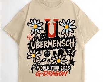 G-dragon Ubermensch World Tour 2025 Graphic T-shirt, Gdragon Drama