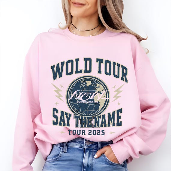 Seventeen World Tour New_ in US Shirt, Seventeen New_ World Tour