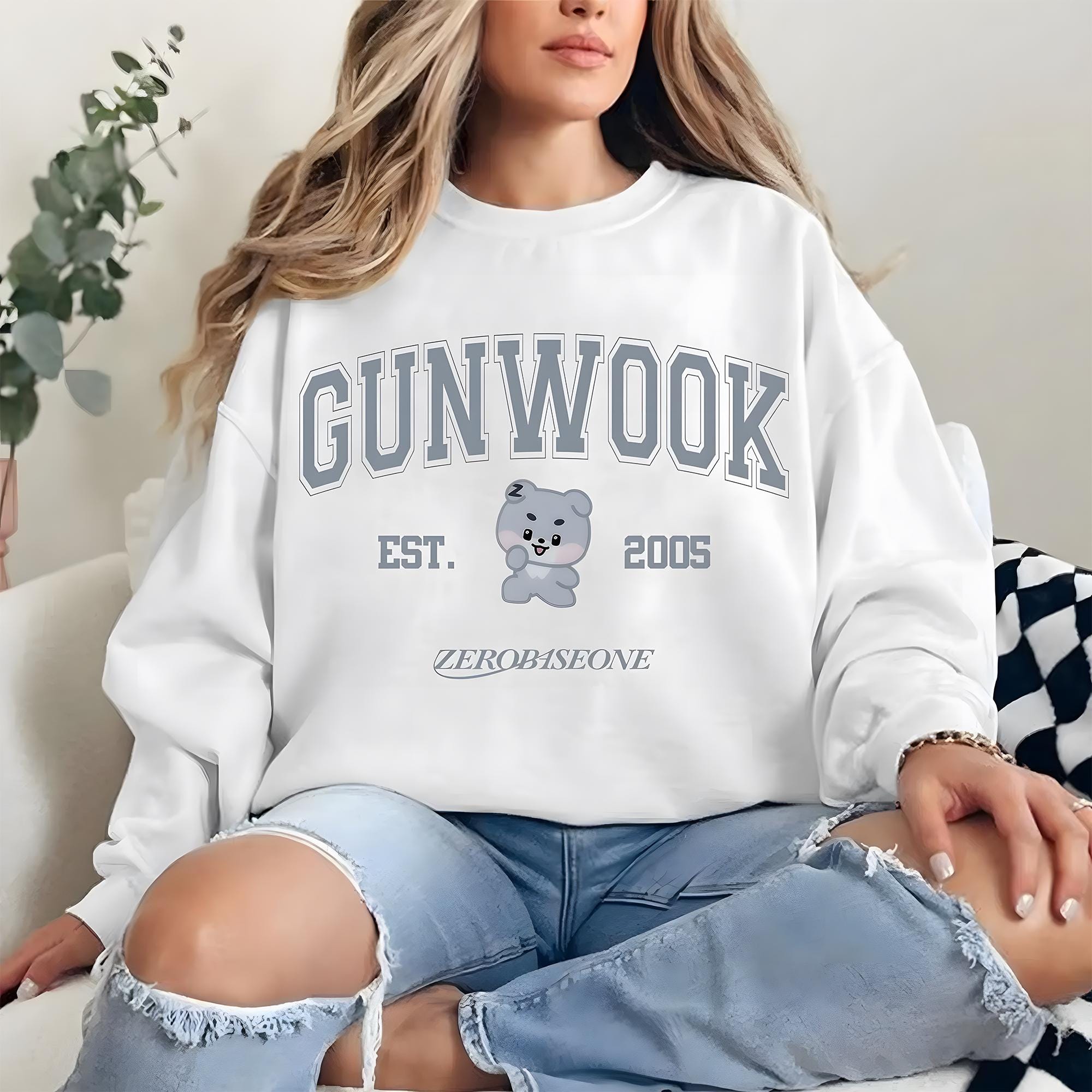 Zerobaseone Zeroni Members Sweatshirt, ZB1 Jiwoong Zhang Hao