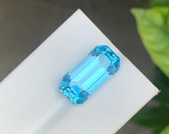 Natuurlijke gefacetteerde topaas edelsteen (14,20 ct)