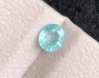 Blauwe Paraiba Toermalijn Edelsteen: 1,30 Karaat, Neon Blauwgroen (Losse Steen)