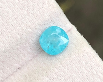 Natuurlijke blauwe Paraiba toermalijn edelsteen (1,05 karaat, Mozambique)