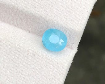 Natuurlijke blauwe Paraiba toermalijn edelsteen (2,20 karaat, Mozambique)