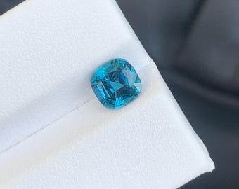 1,40 ct natuurlijke blauwe toermalijn edelsteen: fijne kwaliteit, voor het maken van sieraden op maat