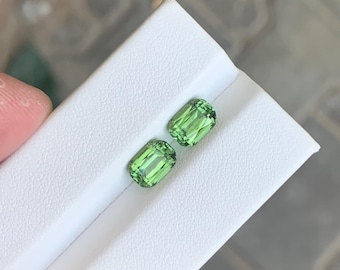 Natuurlijke roze en groene toermalijn edelsteen (3 karaat) voor het maken van sieraden