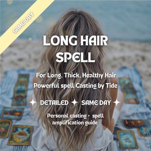 Hair Growth Spell | Magical Ritual for Long, Thick, Healthy Hair, Same Day Ritual + Manifestation Guide