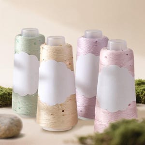 Tencel Lyocell glitter sequin thread yarn ball for handcraft DIY knitting crochet hook needle material 50g