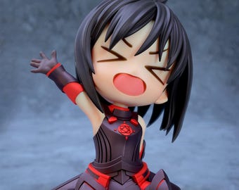 Chibi Dark Armor Girl STL Figure | 3D STL