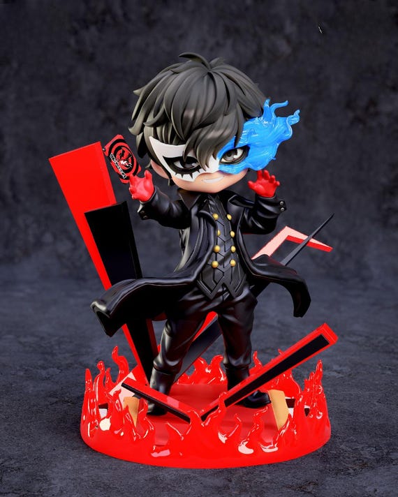 Phantom Thief Trickster Chibi – Masked Flame STL Figure Joker - Etsy