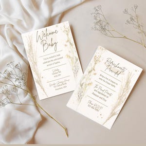 Boho Baby Shower Invitation