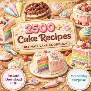 Raccolta di oltre 2500 ricette di torte, il libro di cucina definitivo (download in PDF)