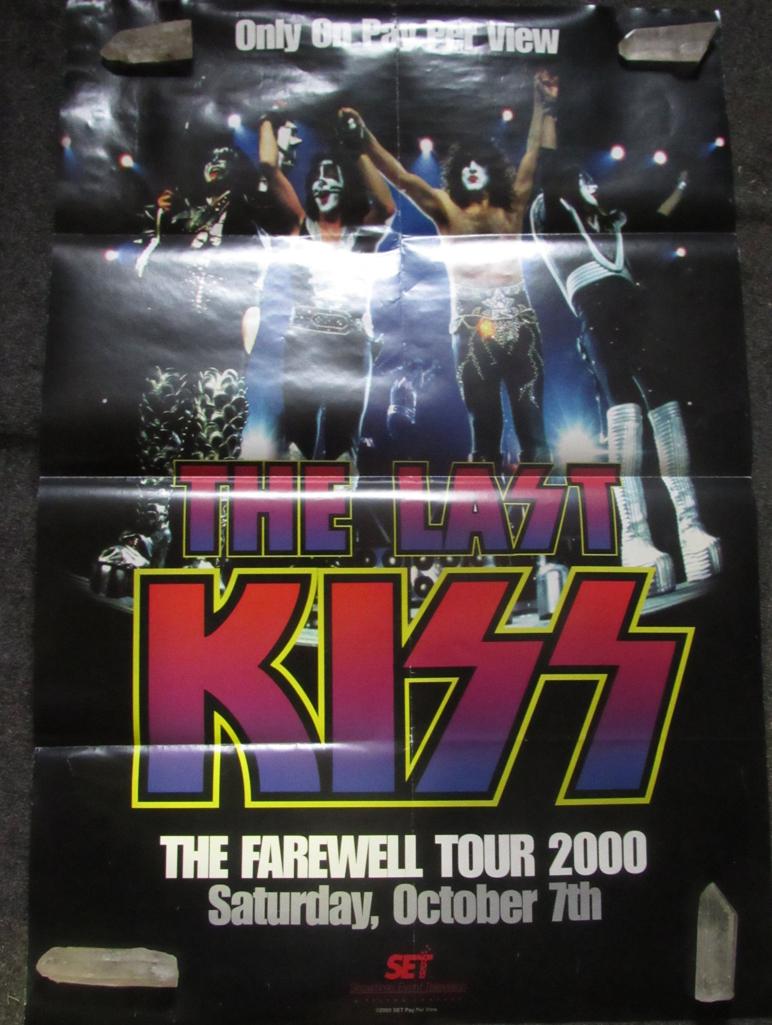 Kiss Promo Farewell Tour Poster. Vintage Kiss. Ace Frehely. Etsy