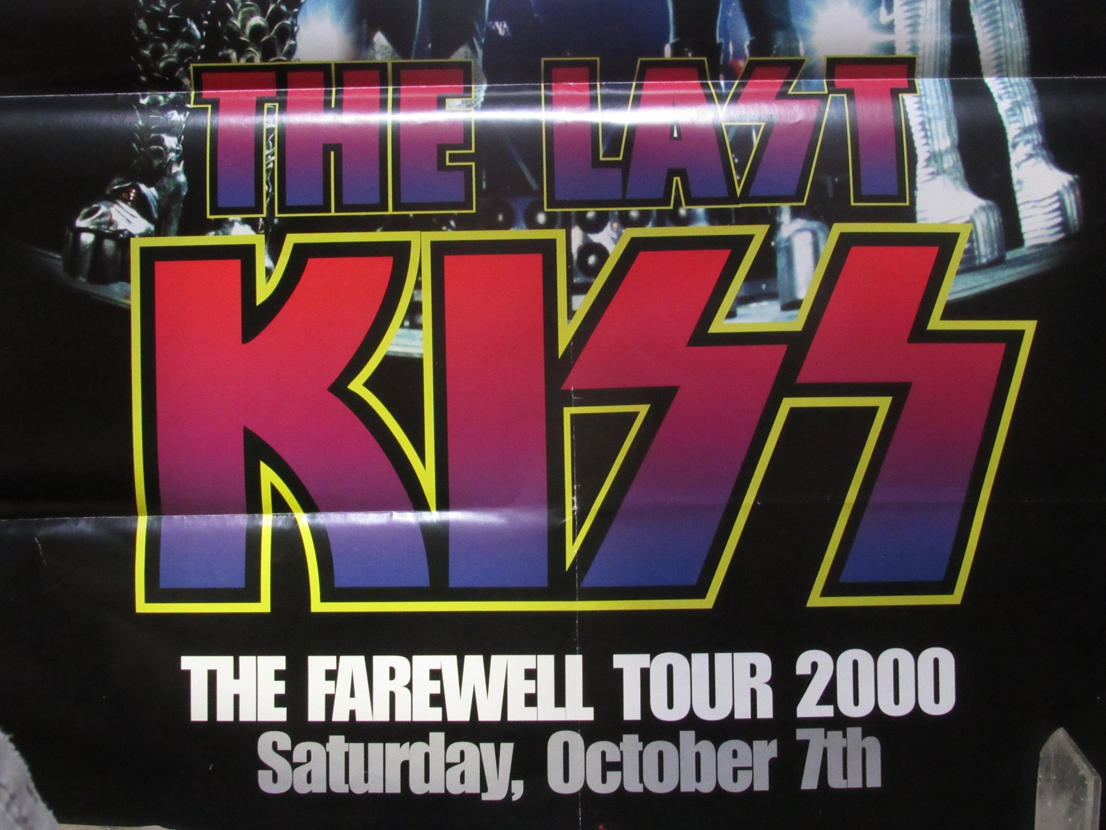 Kiss Promo Farewell Tour Poster. Vintage Kiss. Ace Frehely. Etsy
