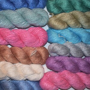 Luxury 100g Duke SILK Lace weight soft shiny yarn  100 yards