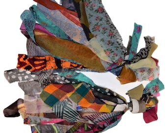 Tariff FREE 1/2/3 inch or custom Recycled Sari chiffon Silk Ribbon Print stripes