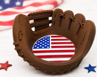 Baseball Coach Gift, Catchall Tray, 4th of July Decor, Senior Baseball Gift, Baseball Decor, Baseball Glove Bowl, Sports Desk Organizer