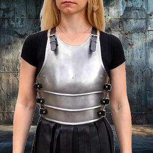 Medieval Steel Breastplate for Women – Handmade Chest Armor Cuirass | Renaissance Fair & LARP Costume | S to XL