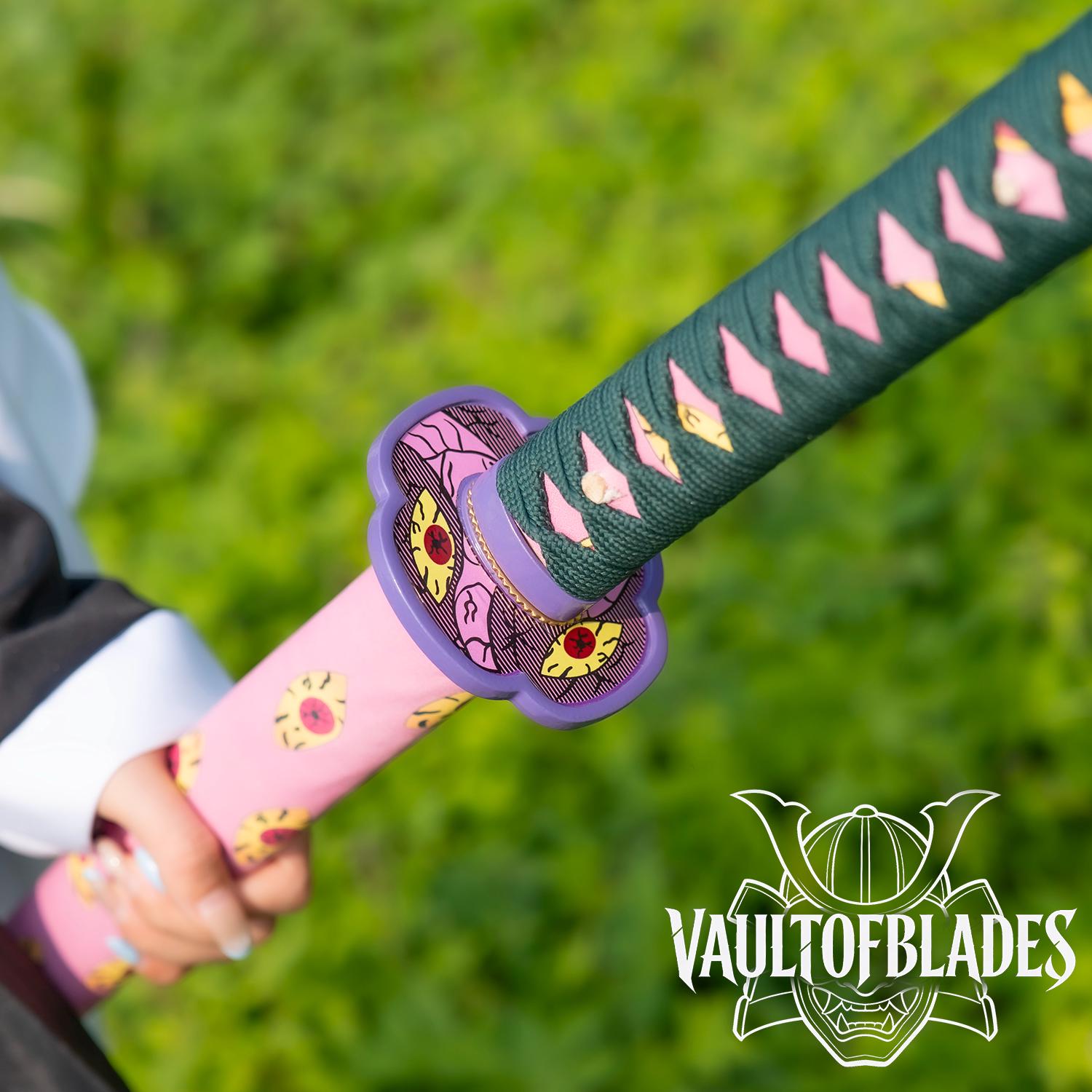 Kokushibo Nichirin Sword -handcrafted 1045 Steel Blade With Alloy