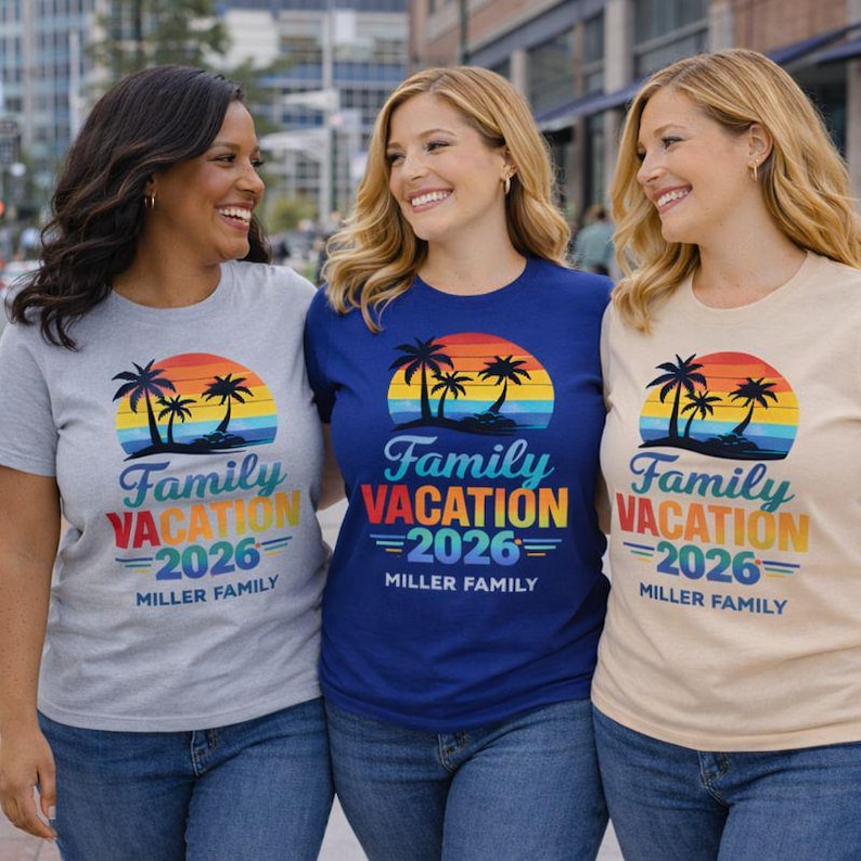 Family Vacation 2026 T Shirt Summer Travel Tee Etsy UK Il Dzhf 